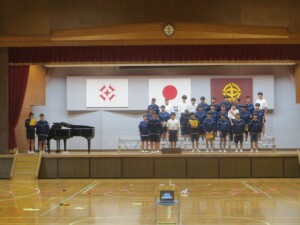 １０月９日（水）　音楽会学年リハーサル、質問室・自習室、下校指導